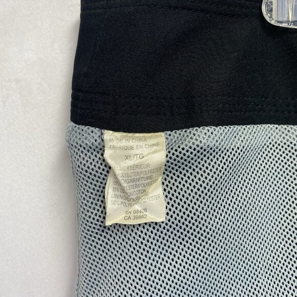 Theory Alvis Drawcords Built in Brief Swim Shorts Men Size XL Black Side Stripes - Picture 8 of 16